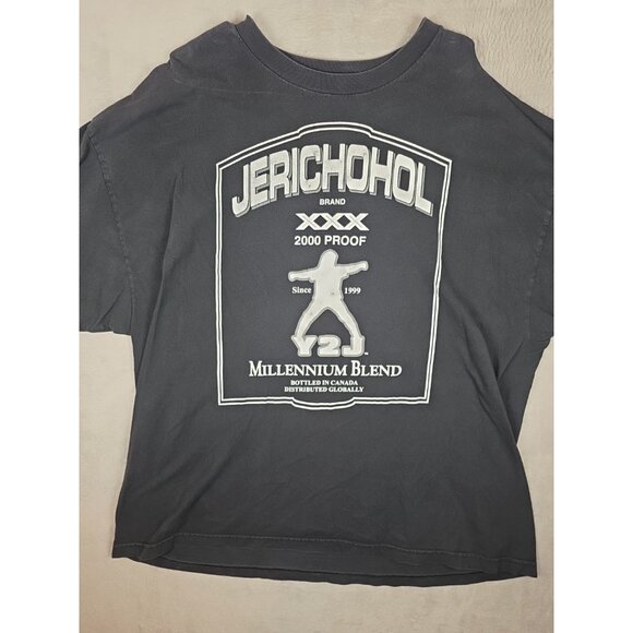 Rare Vintage Chris Jericho  Y2J Jericoholic 2000 Proof WWE 3XL - Picture 4 of 10